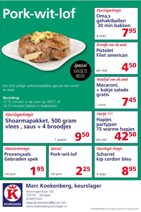 Aanbiedingen van deze week